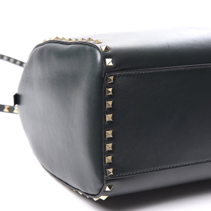 Valentino Garavani Vitello Rockstud Bowling Bag Deep Green 6 of 11