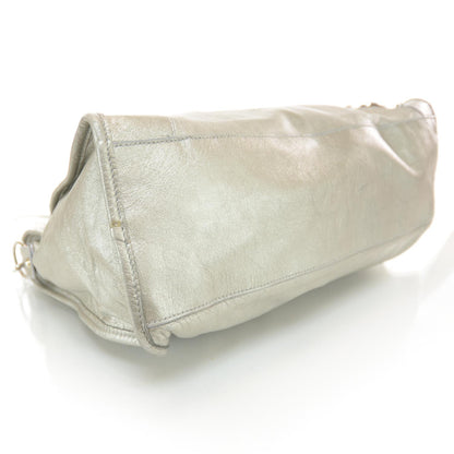 Balenciaga Agneau City Metallic Silver Hardware 4 of 9