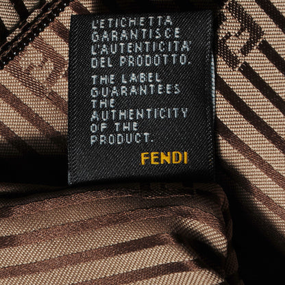 Fendi Vitello Elite Chameleon Shopper Tote Miele 3 of 11