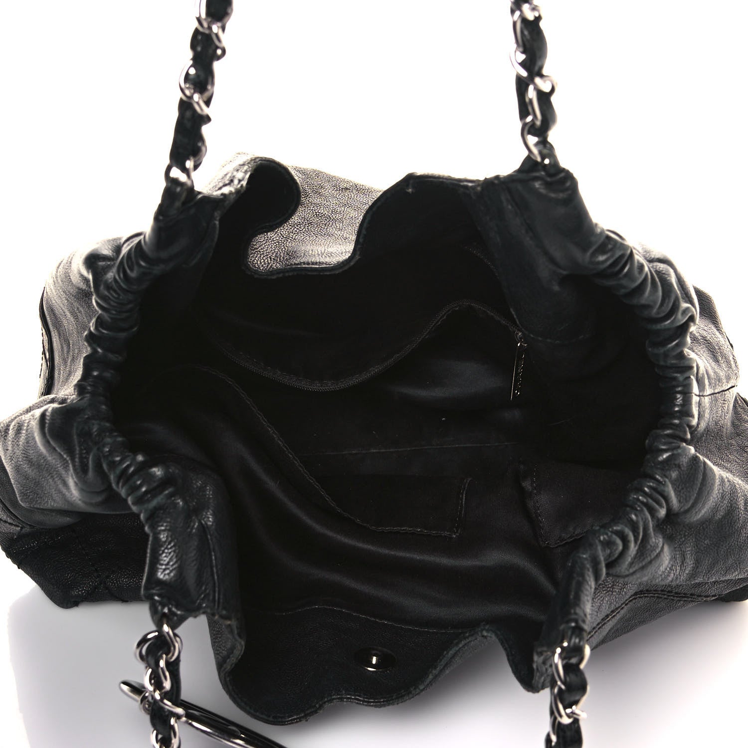 Chanel Calfskin Baby Coco Cabas Black 4 of 16