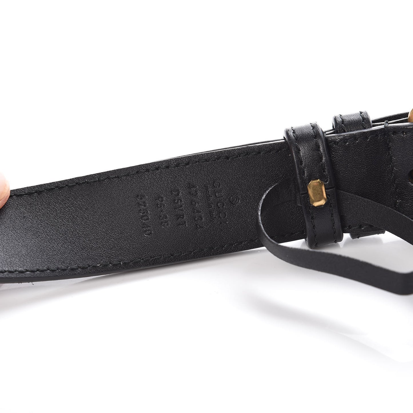Calfskin Matelasse GG Marmont Belt Bag 95 38 Black