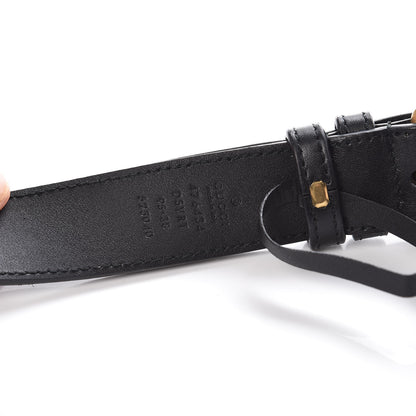 Gucci Calfskin Matelasse GG Marmont Belt Bag 95 38 Black 8 of 8