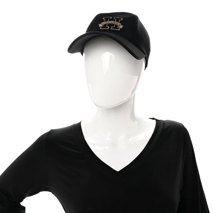 Hermes Cotton Davis H Sellier Cap 56 Black 2 of 9