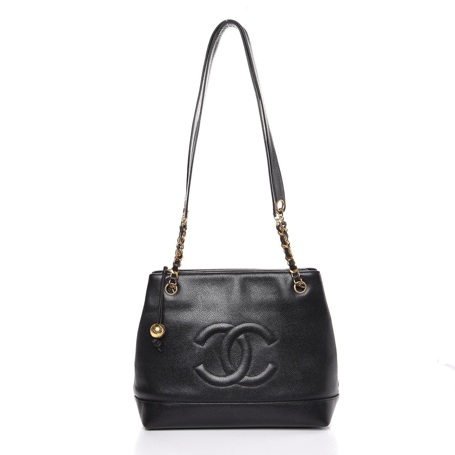 Chanel Caviar CC Shoulder Bag Black 1 of 8
