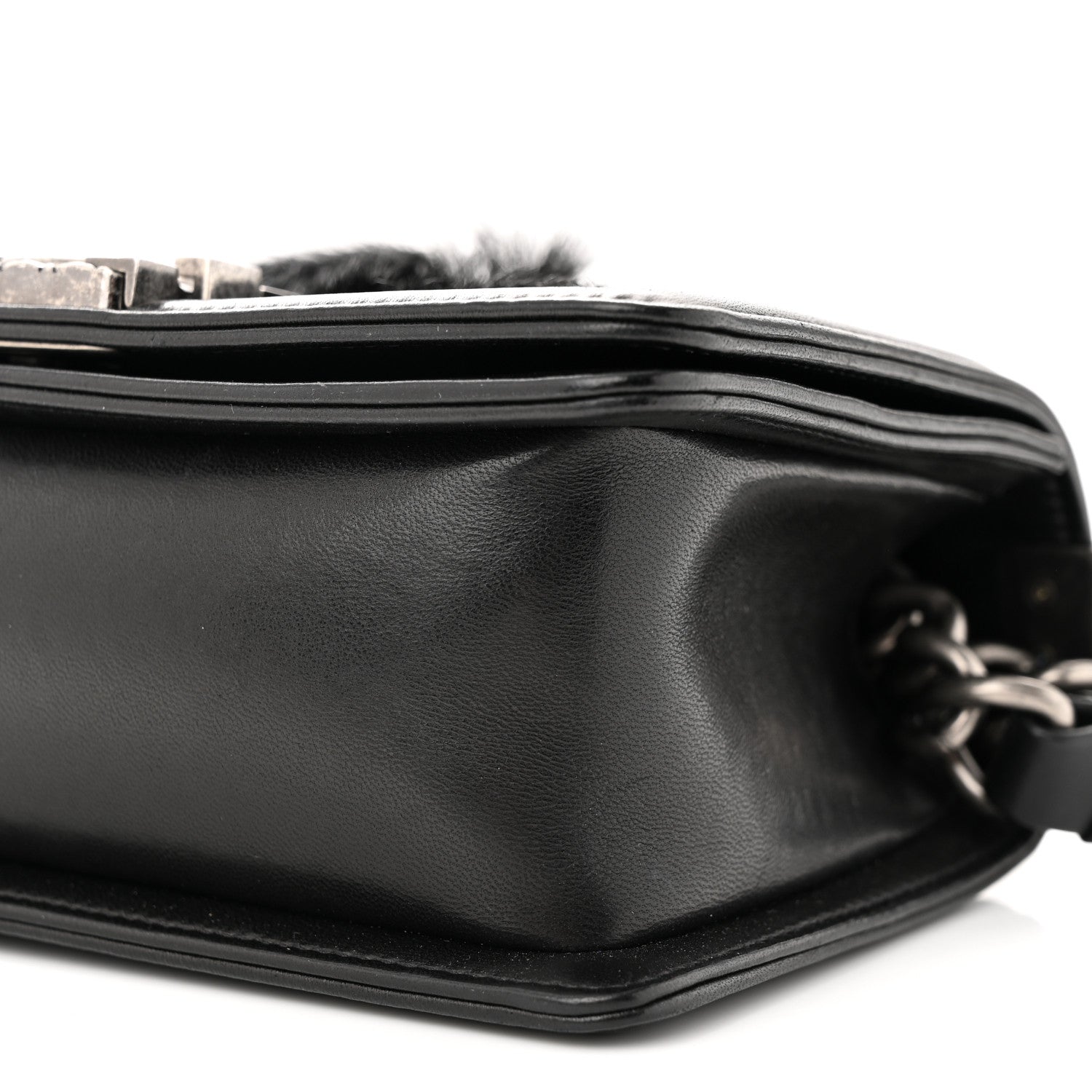 Chanel Goat Hair Small Boy Flap Black 10 of 11
