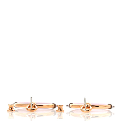 Hermes Swift Loop Earrings Mauve Sylvestre 3 of 5