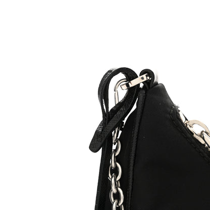 Prada Re-Nylon Saffiano Re-Edition 2005 Shoulder Bag Black 13 of 14