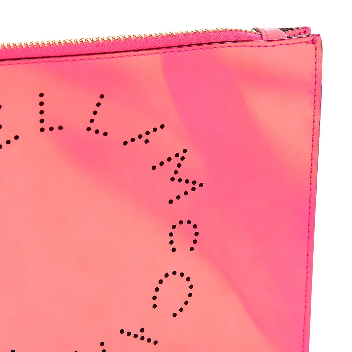 Alter Nappa Logo Pouch Neon Pink