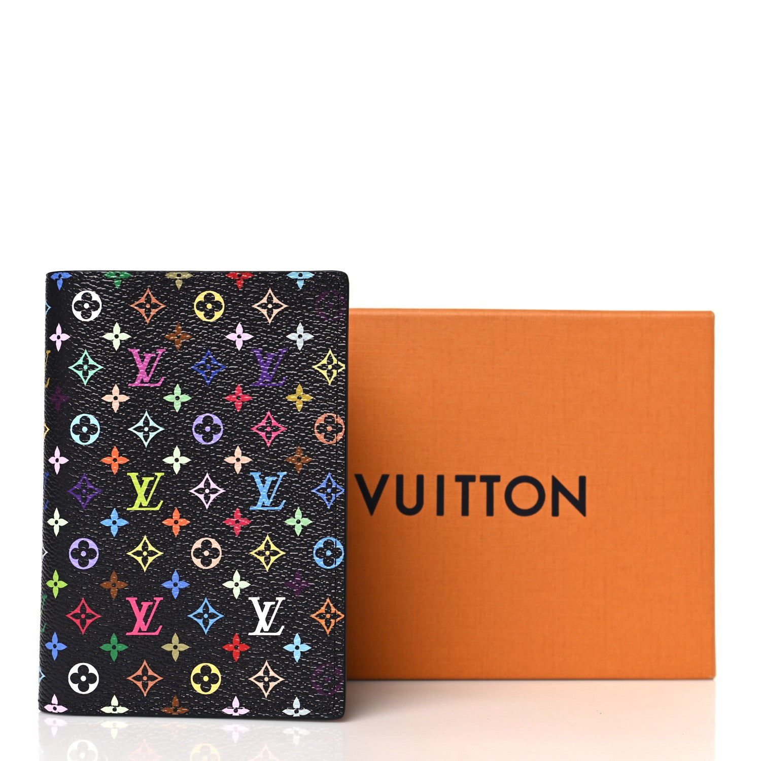 Louis Vuitton LV X TM Monogram Multicolor Passport Cover Black 8 of 8