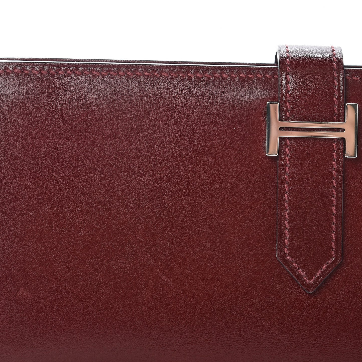 Box Bearn Gusset Wallet Rouge H