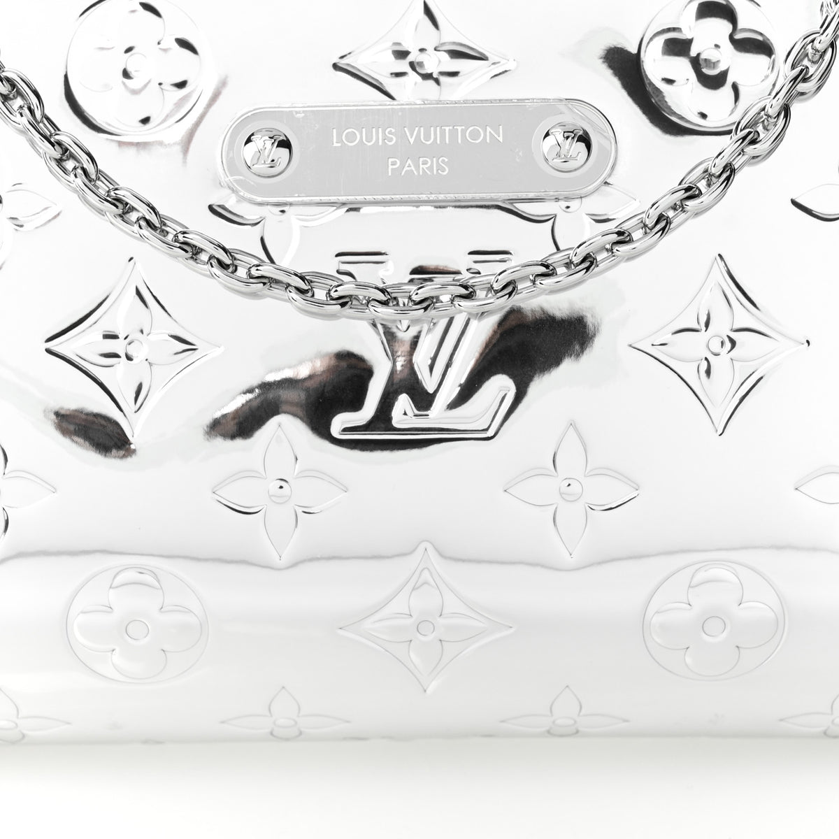 Monogram Miroir Pochette Eva Silver