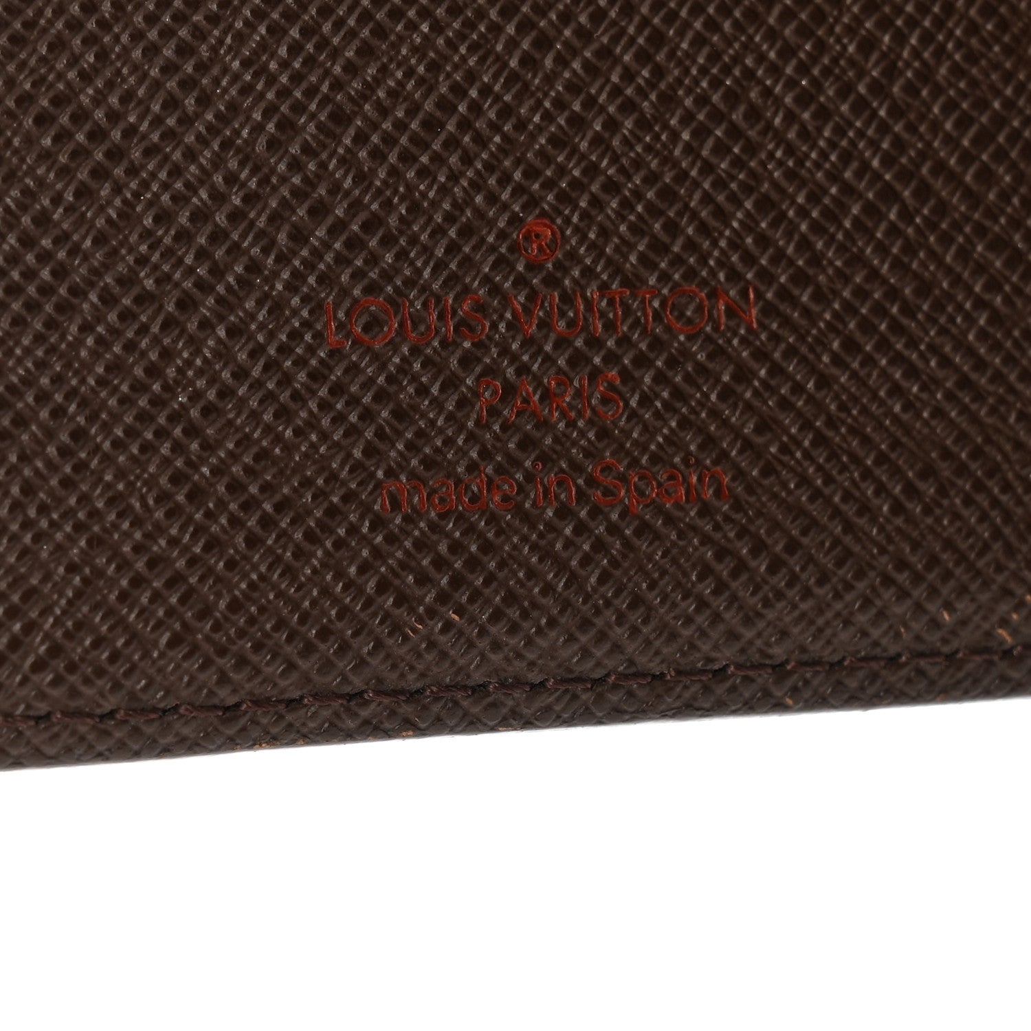 Louis Vuitton Damier Ebene Pocket Agenda Cover 6 of 8
