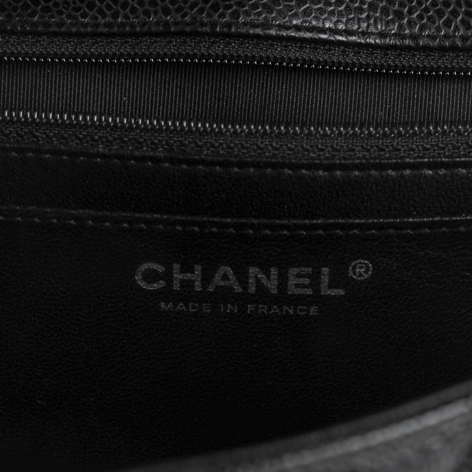 Chanel Caviar Quilted Jumbo Single Flap Black 6 of 8