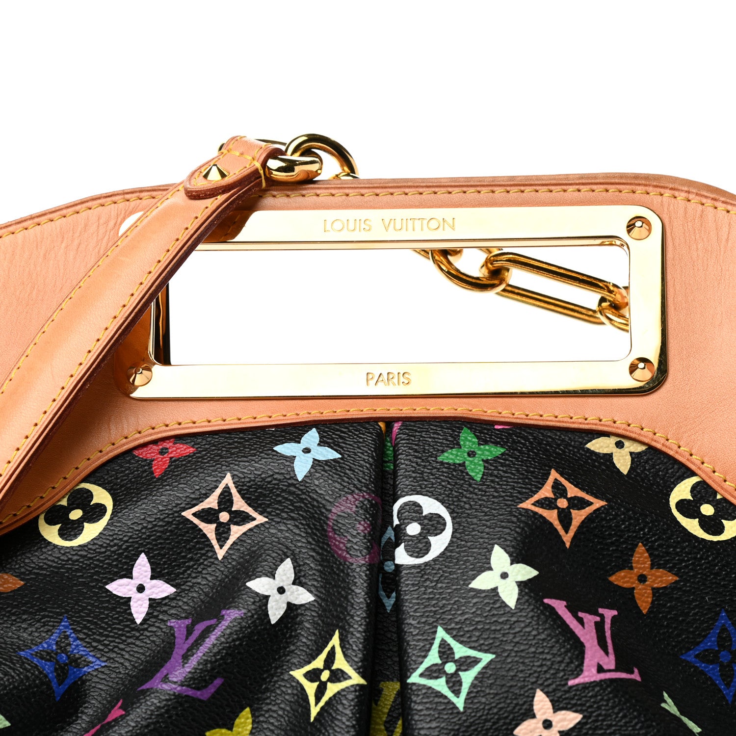 Louis Vuitton Monogram Multicolor Judy MM Black 9 of 9
