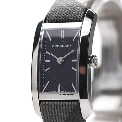 Burberry Stainless Steel Calfskin 20mm Heritage Nova Check Quartz Watch Black BU9505 3 of 12