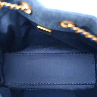 Chanel Washed Denim Quilted Mini Chanel 25 Handbag Blue 5 of 10
