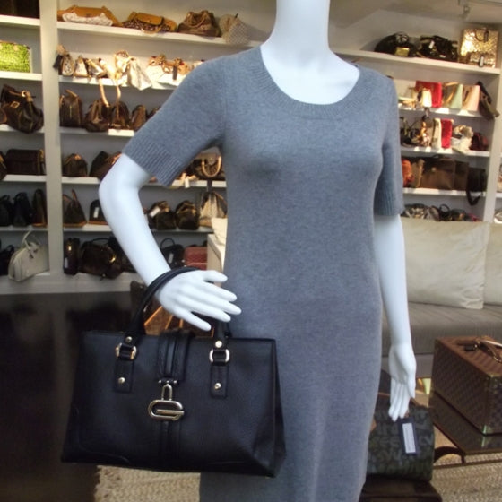 Gucci Leather Medium Junco Tote Black 2 of 10