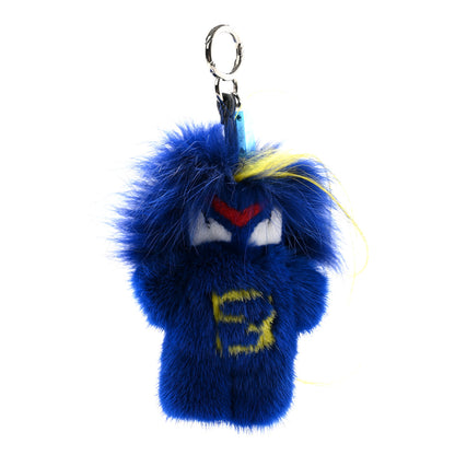 Fendi Mink Fur Fendirumi Bug-Kun Monster Bag Bug Charm Pacific Fluo Yellow 1 of 4