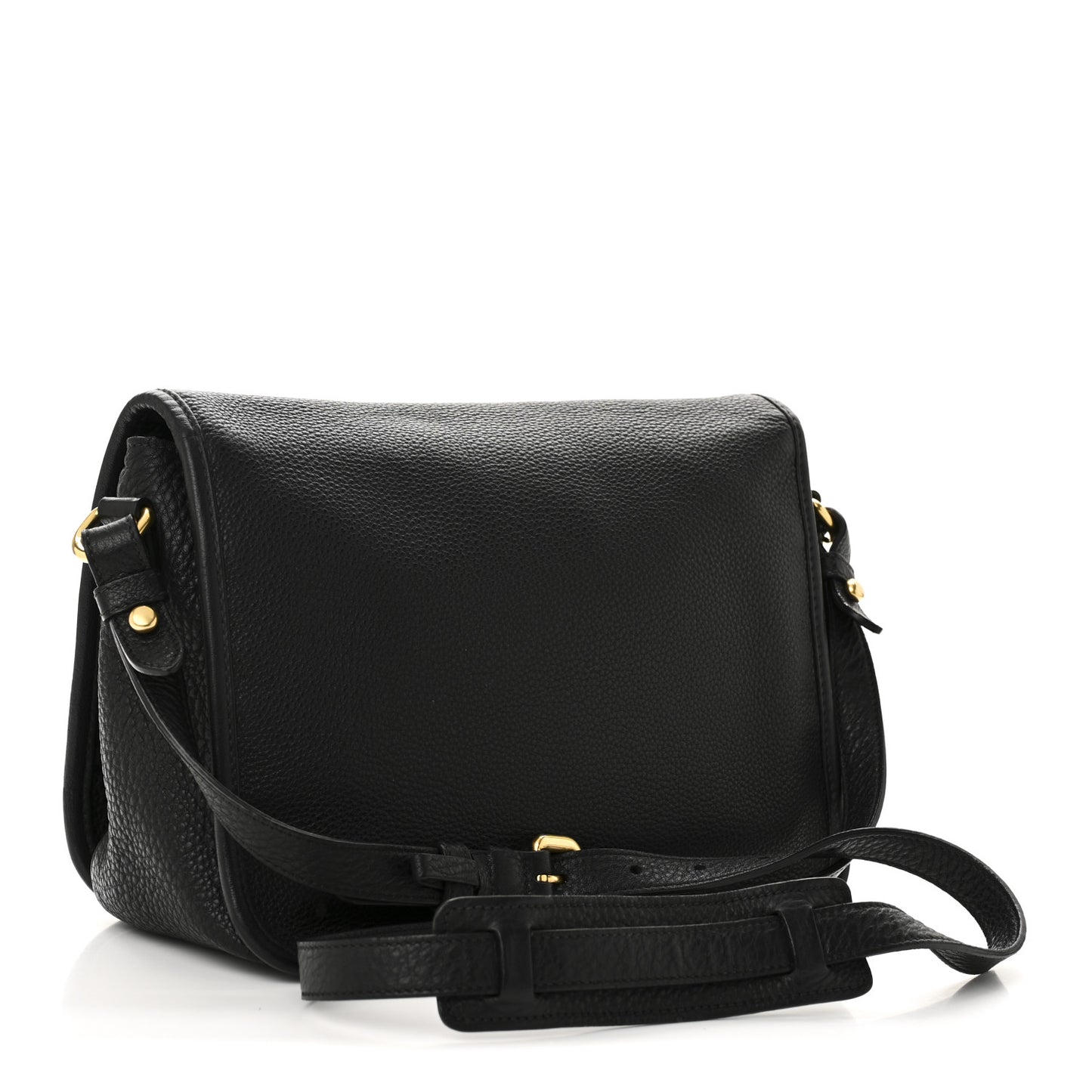 Vitello Phenix Crossbody Bag Black