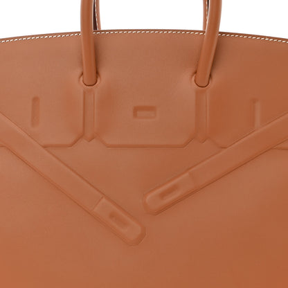 Hermes Swift Birkin Shadow 25 Gold 8 of 10