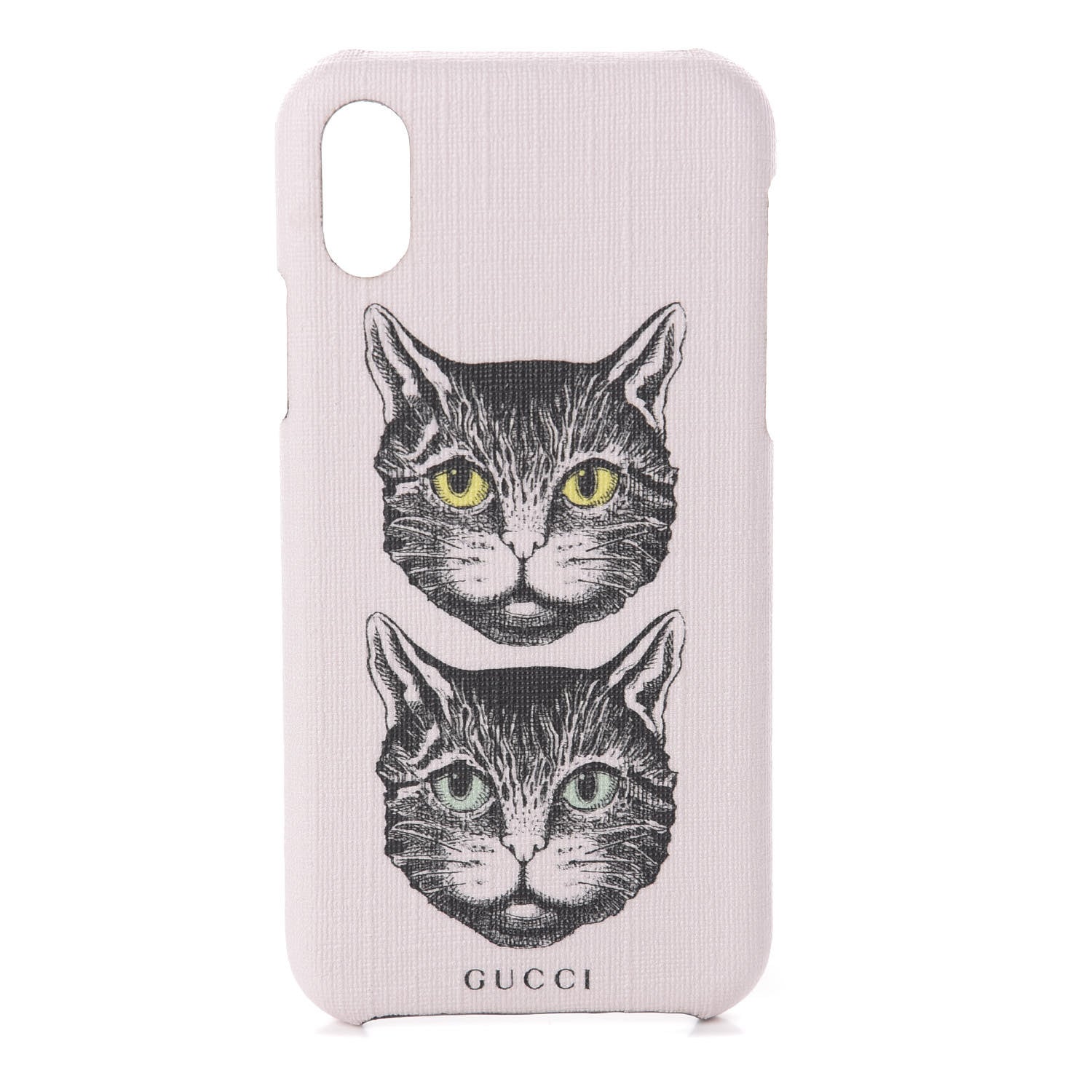 Gucci Supreme Canvas Mystic Cat iPhone X/XS Case Pink 1 of 5