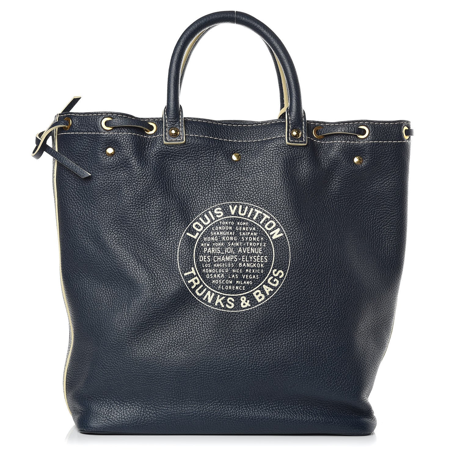 Louis Vuitton Tobago Trunks and Bags Shoe Bag Blue 1 of 11