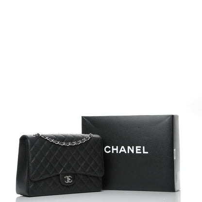 Chanel Caviar Quilted Maxi Single Flap Black 8 of 8