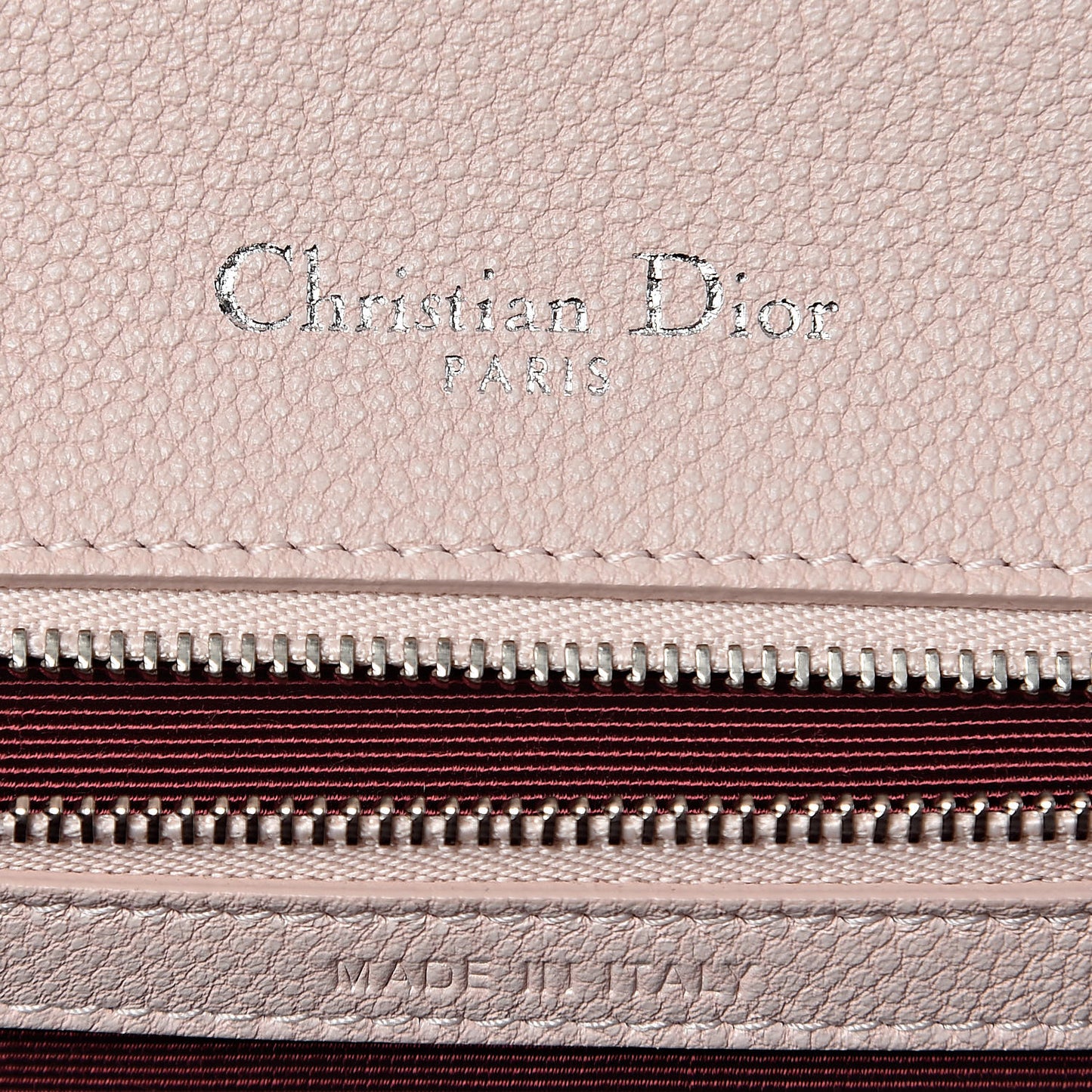 Grained Calfskin Cannage Medium Diorama Flap Bag Rose Poudre