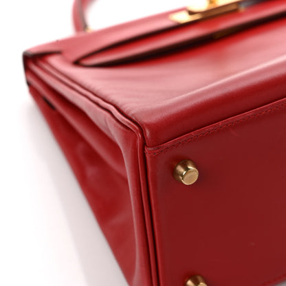 Hermes Box Kelly Retourne 28 Rouge Vif 8 of 9