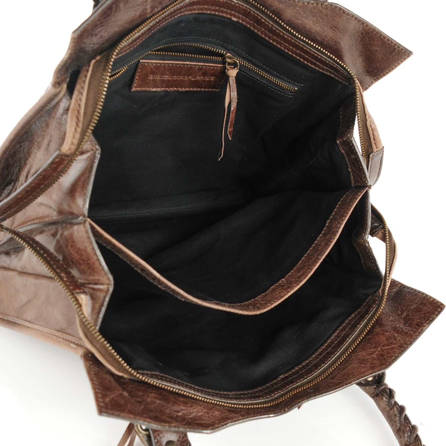 Chevre Classic Hardware Mid Afternoon Tote Truffle