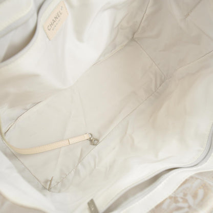 Chanel Nylon Travel Large Tote Beige 7 of 11