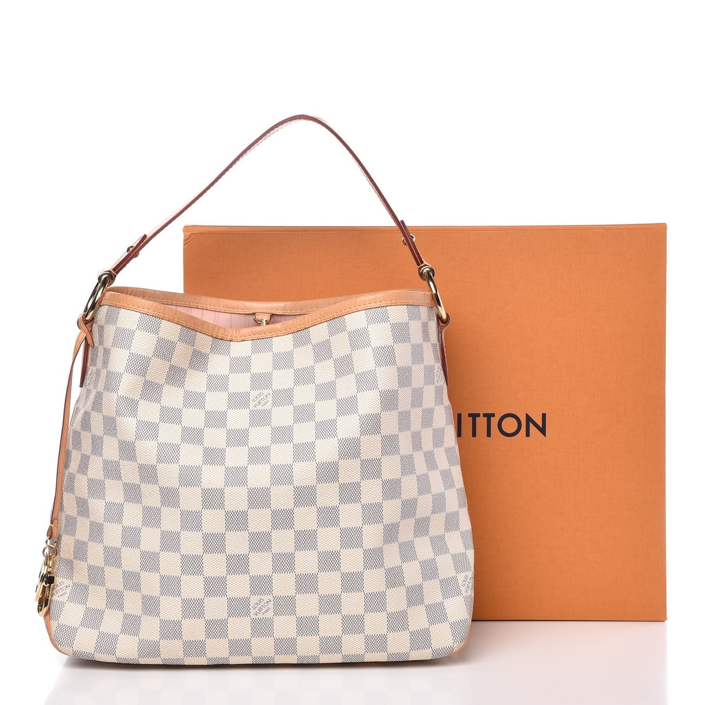 Damier Azur Delightful PM Rose Ballerine