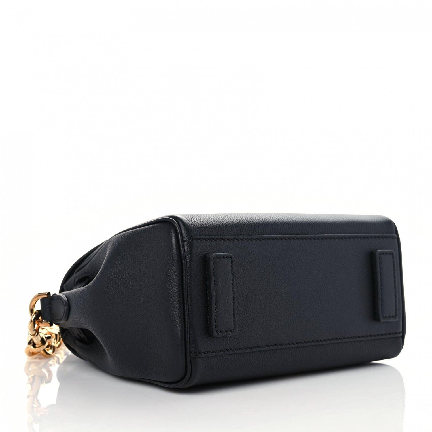 Versace Grained Calfskin Medusa Small Top Handle Handbag Black 4 of 9