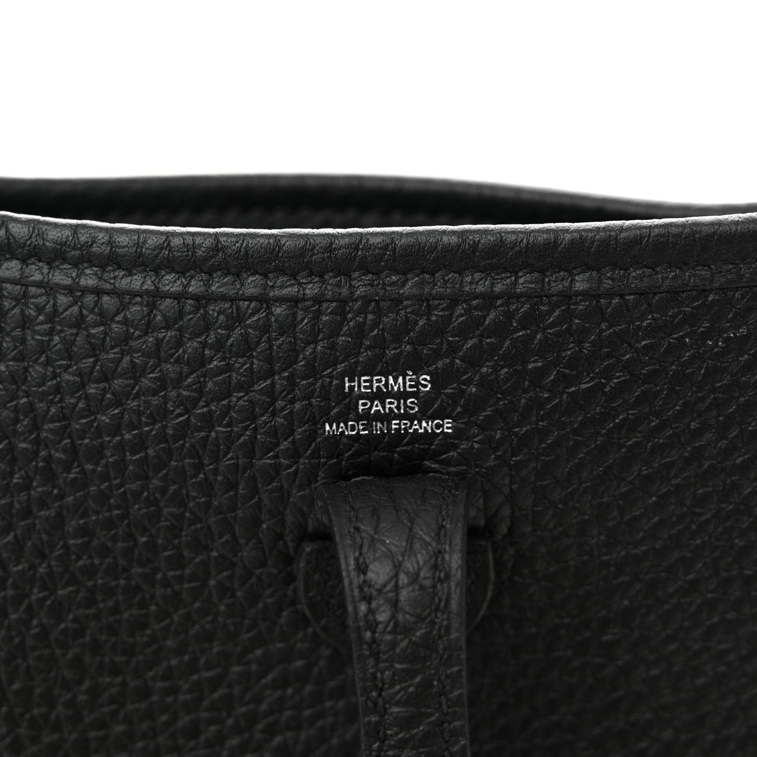 Hermes Taurillon Clemence Evelyne TPM Black 9 of 13
