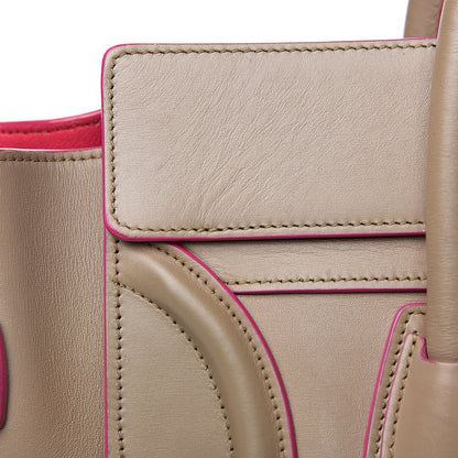 Celine Palmelato Calfskin Micro Luggage Beige 13 of 14