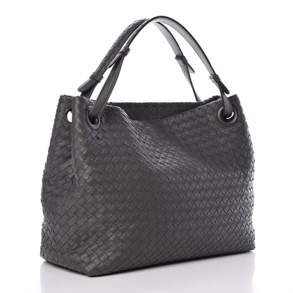Bottega Veneta Nappa Intrecciato Garda Bag Grey 3 of 10