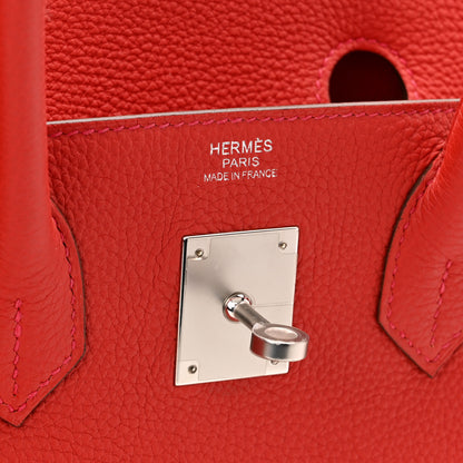 Hermes Togo Birkin 30 Rouge Duchesse 6 of 14