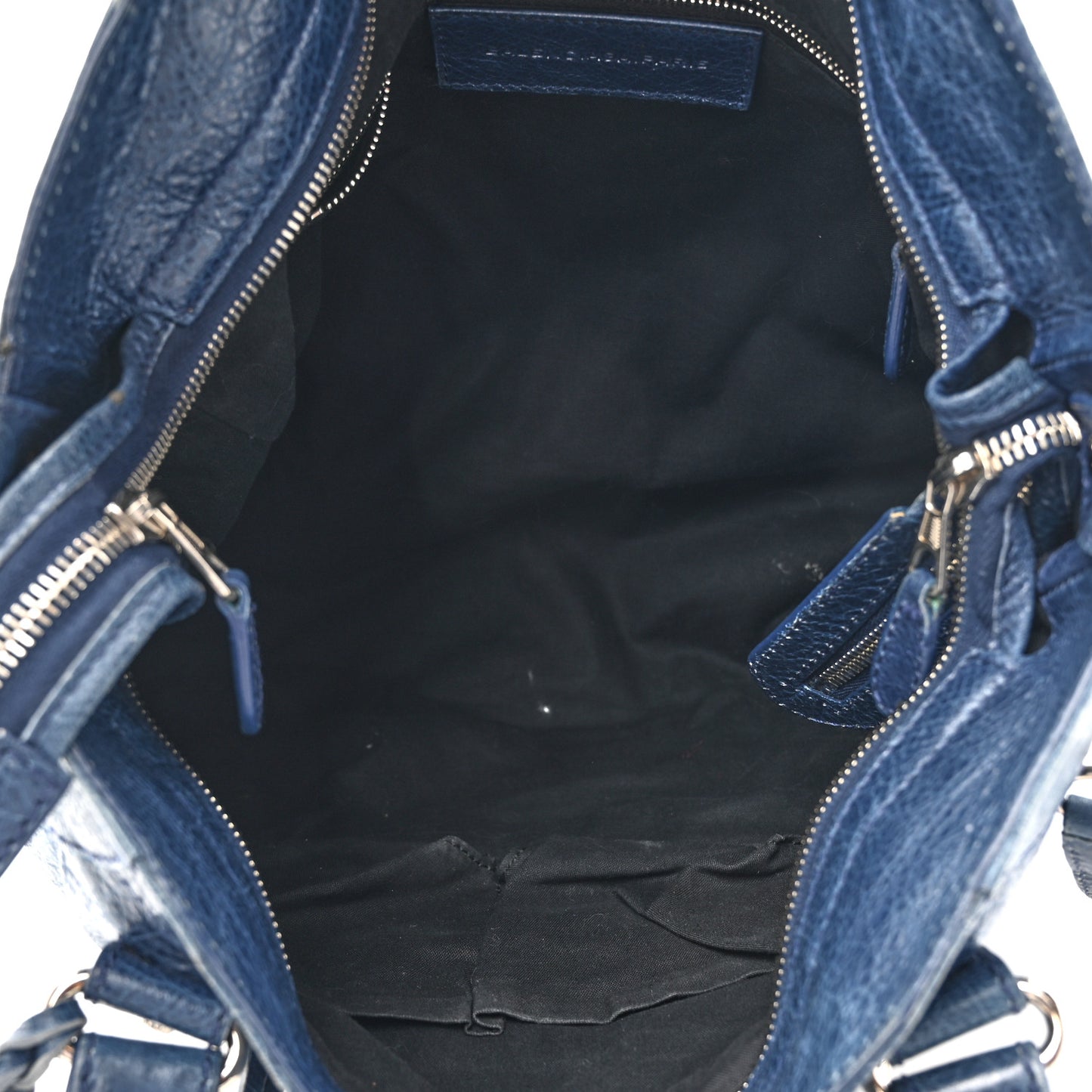 Agneau Giant 12 Silver Hardware Velo Bleu Mineral
