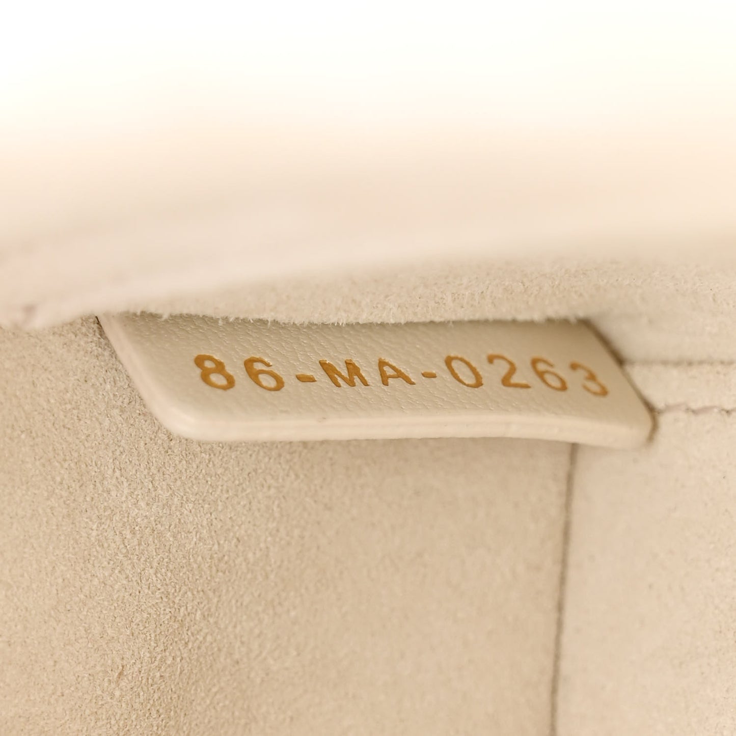 Lambskin Cannage Micro Lady D-Joy Latte