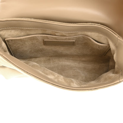 Saint Laurent Satin Quilted Le 57 Diamond Shoulder Bag Mouse 5 of 15