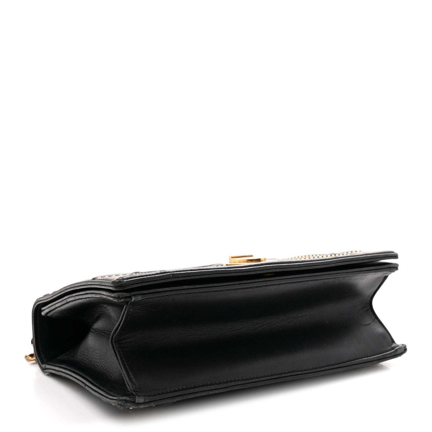 Christian Dior Lambskin Studded Medium Diorama Flap Bag Black 4 of 14