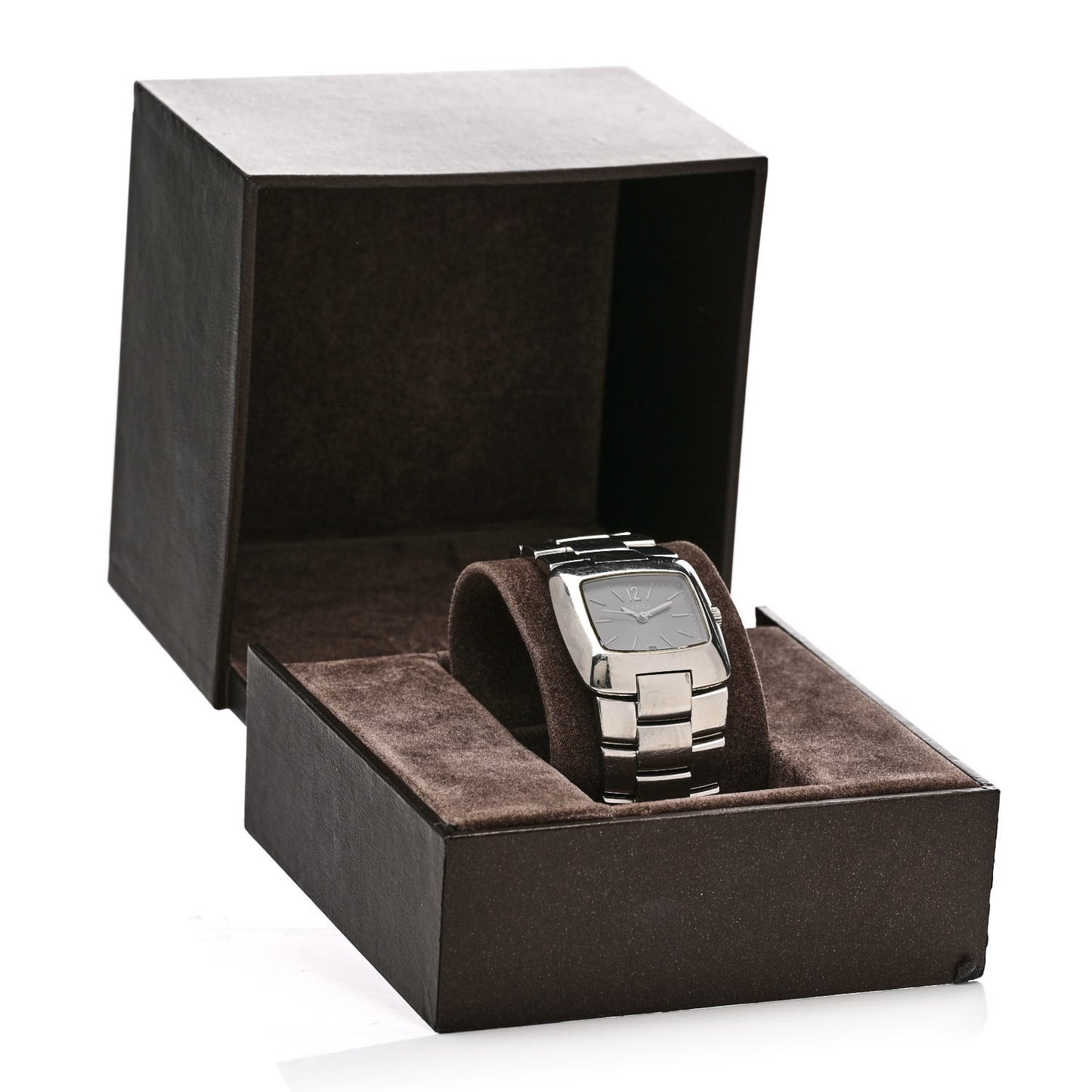 Stainless Steel 28mm 8500L Square Quartz Watch Grey