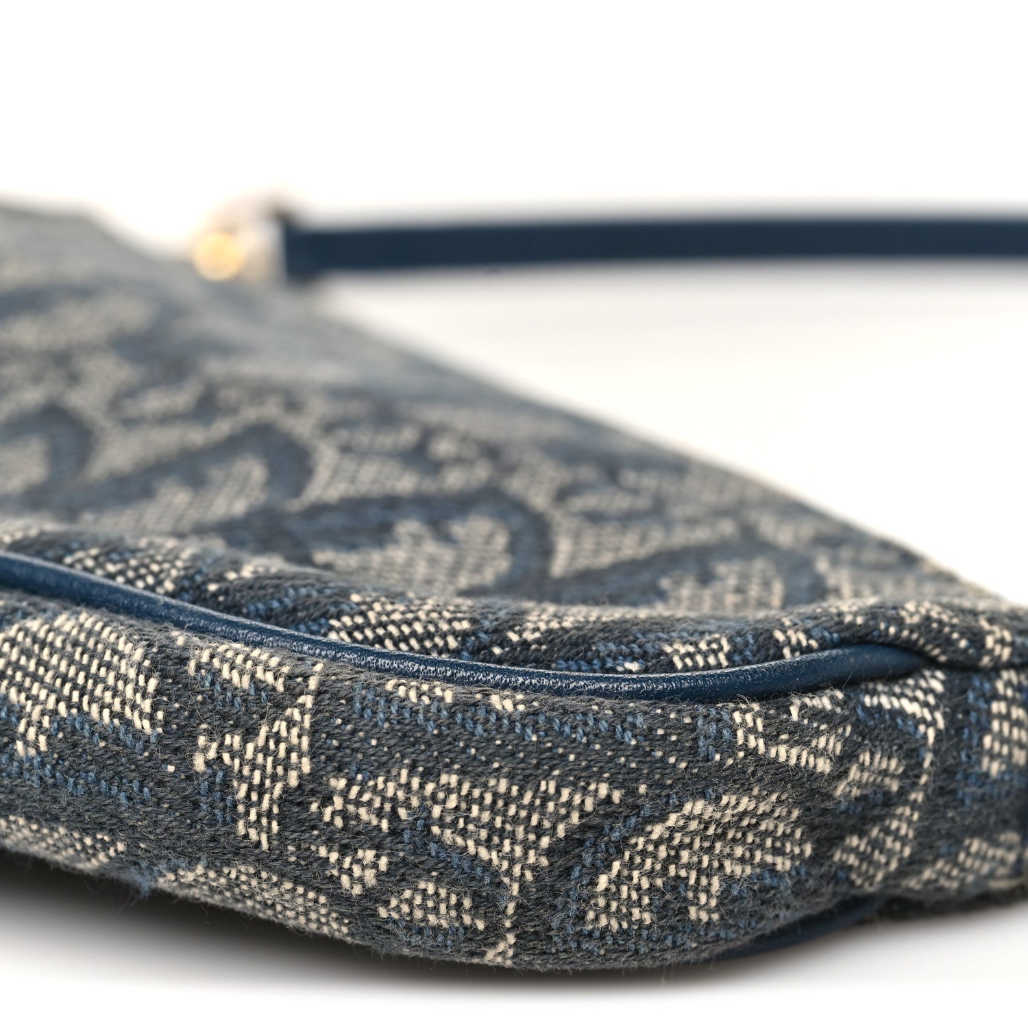 Christian Dior Monogram Mini Saddle Pochette Navy 1839817