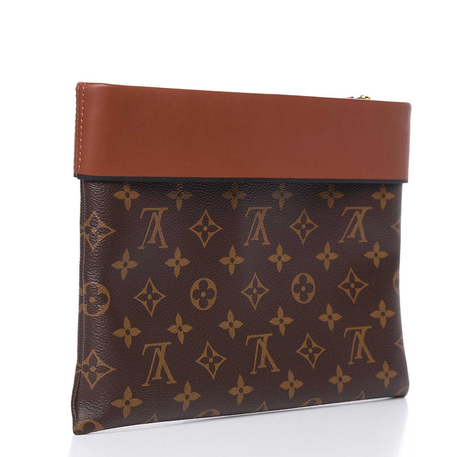 Louis Vuitton Monogram Tuileries Pochette Caramel 3 of 8