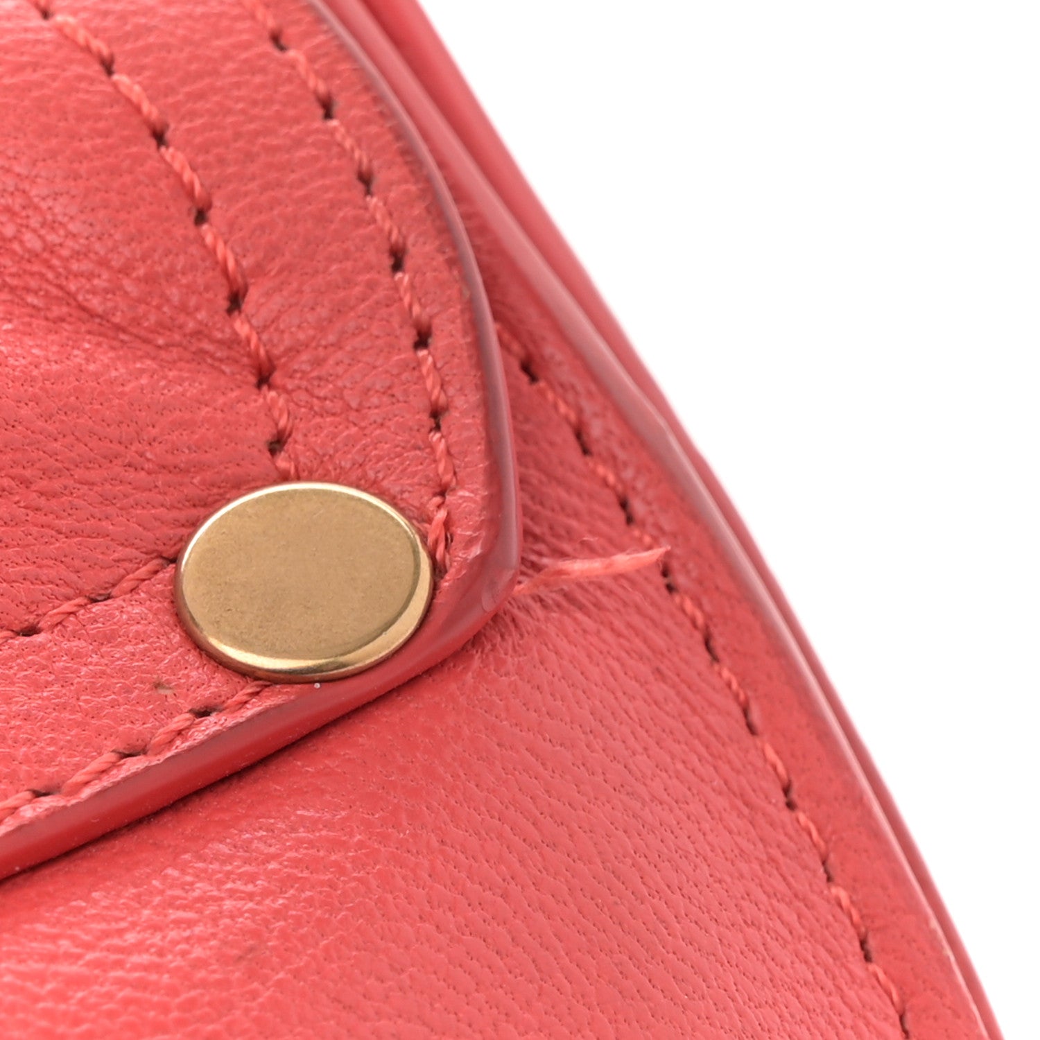 Proenza Schouler Lambskin Medium PS1 Satchel Deep Coral 12 of 13