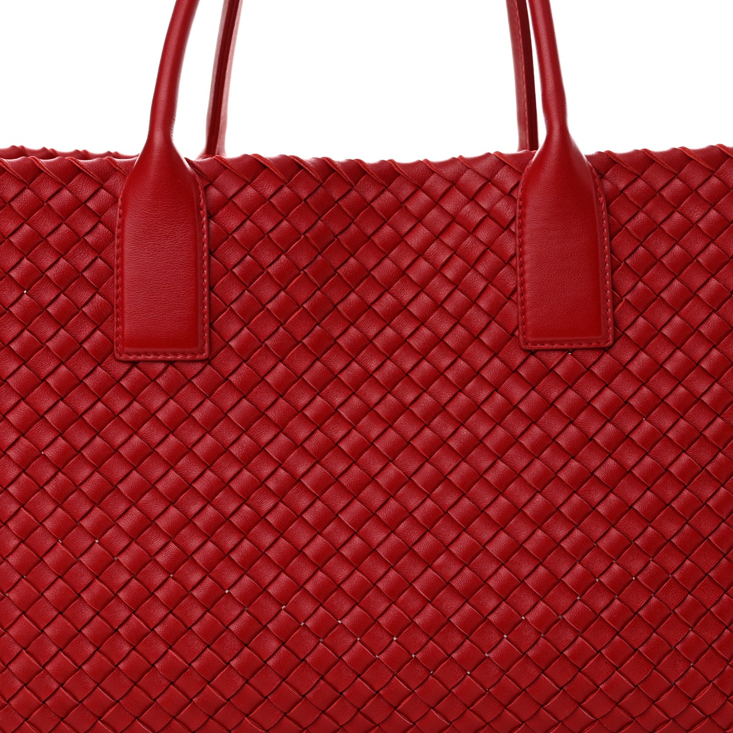 Lambskin Intreccio Medium Apple Candy