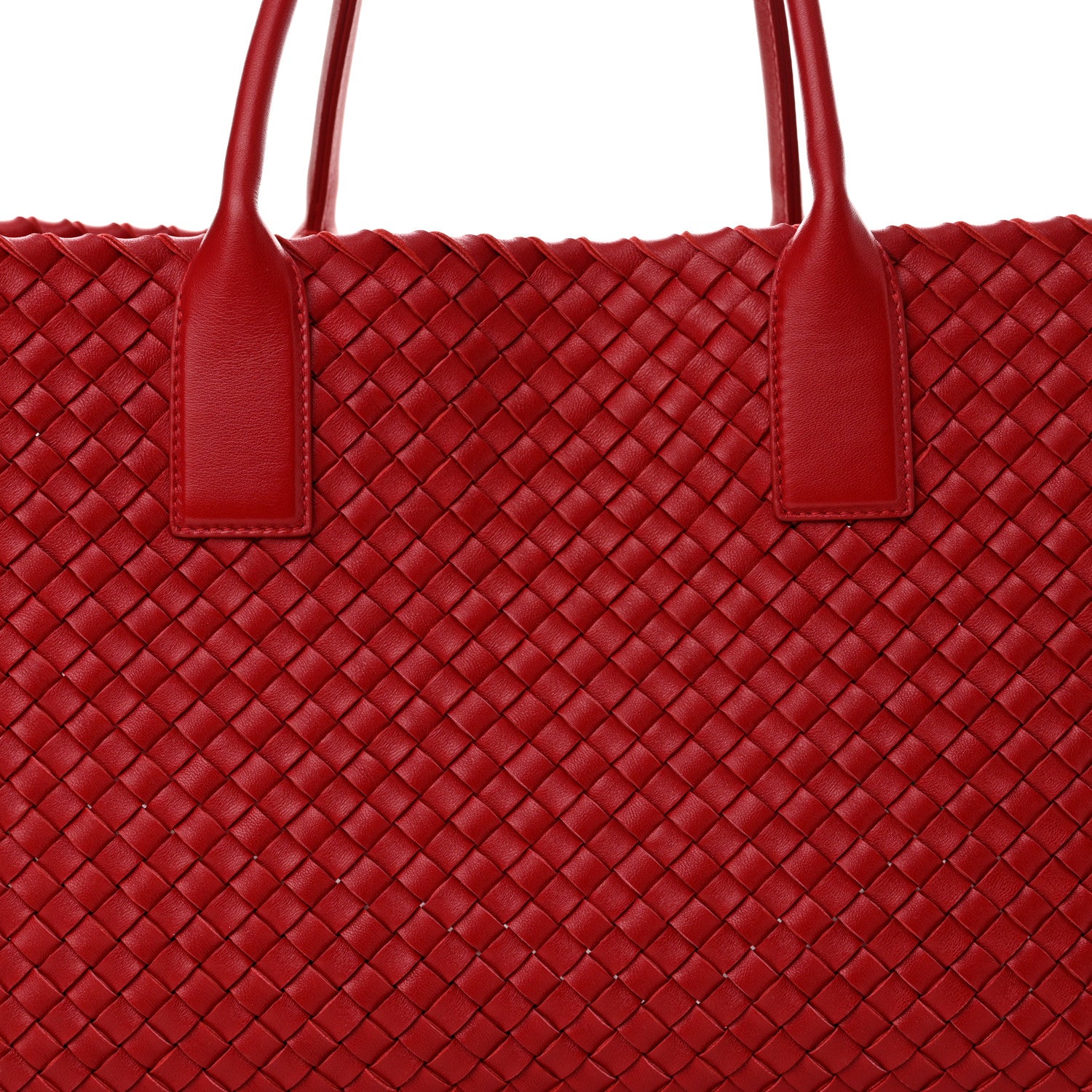 Bottega Veneta Lambskin Intreccio Medium Apple Candy 9 of 11