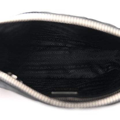 Prada Nylon Tessuto Impuntu Quilted Crossbody Bag Black 5 of 10