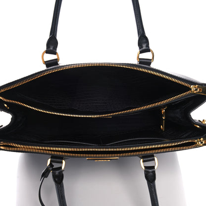 Prada Saffiano Medium Galleria Double Zip Tote Black 5 of 11
