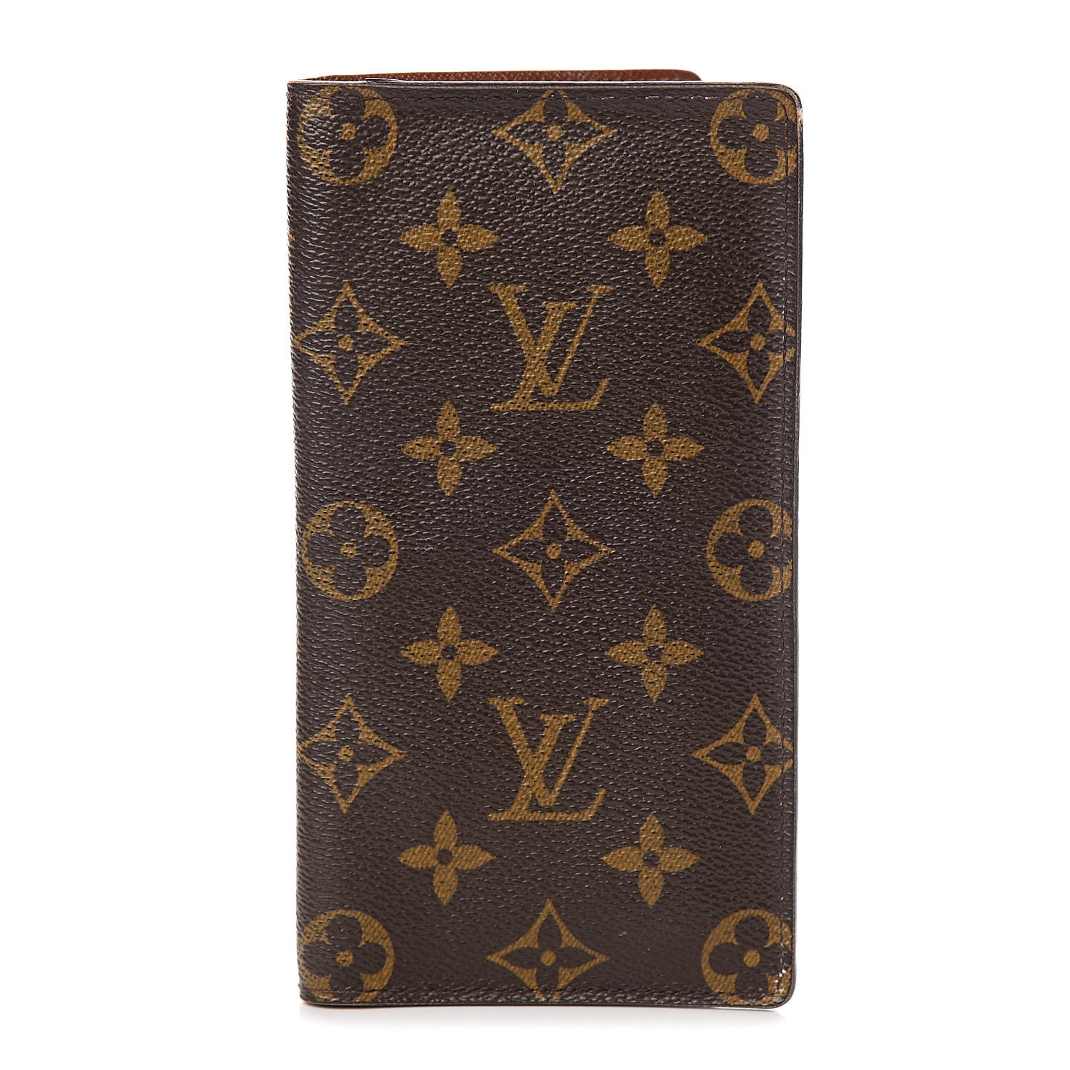 Louis Vuitton Monogram Porte Valeurs Checkbook Wallet 1 of 12